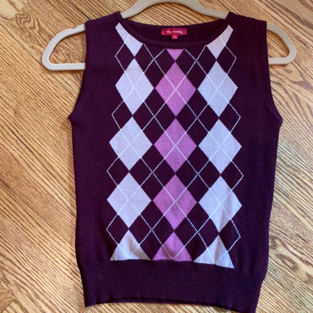 Ruby Tuesday sweater vest xs